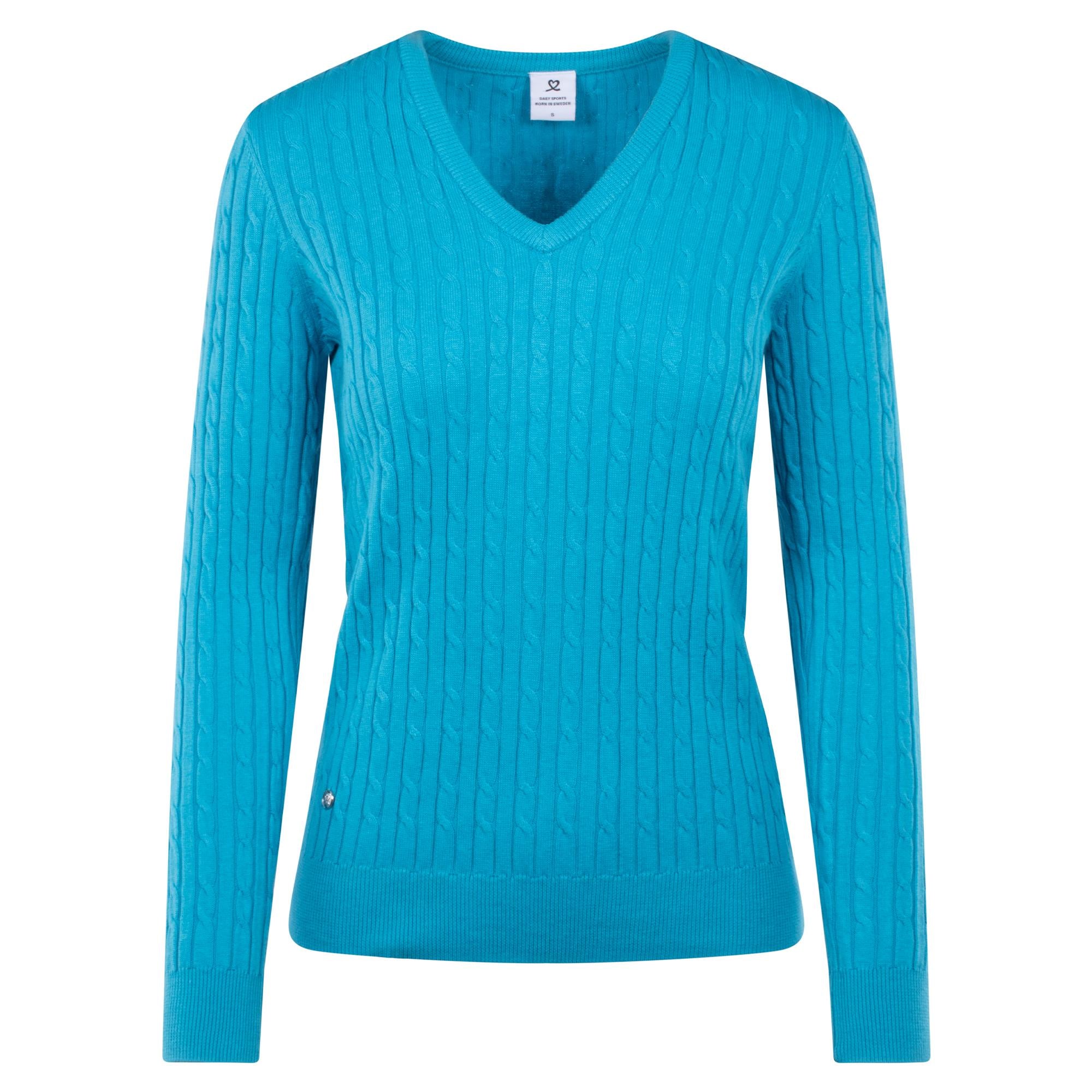 Daily Sports Madelene Knitted Ladies Golf Sweater Sea Salt